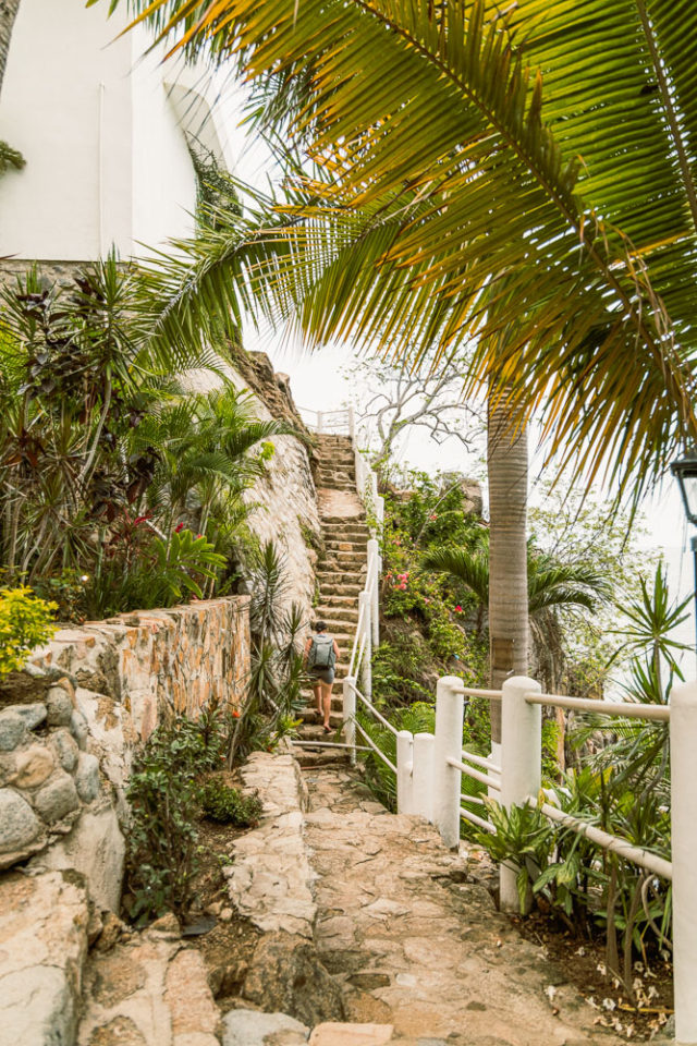 stairway to beach hike, ArboursAbroad, Puerto Vallarta, Jalisco