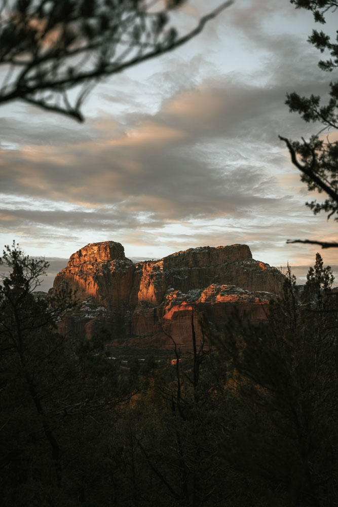 Sedona Sunset Views, ArboursAbroad, Arizona, Travel guide, red rock at sunset