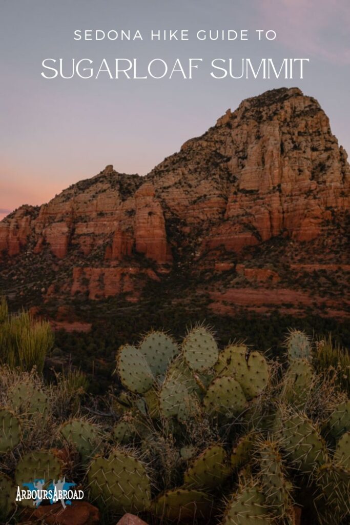 Sedona trail guide, ArboursAbroad, Sugarloaf Trail Sedona, Arizona
