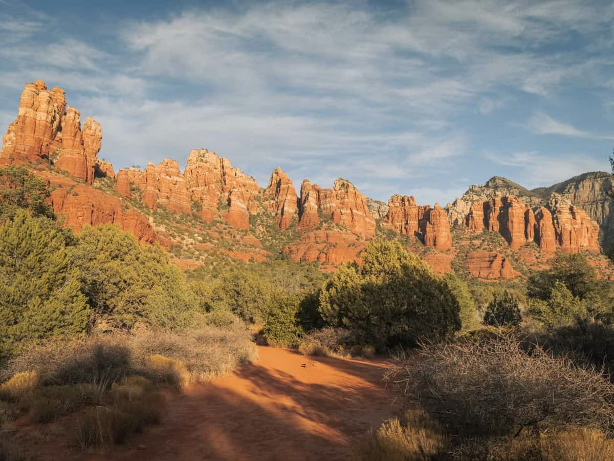 The Munds Mountain Wilderness from Margs Draw Trail in Sedona.